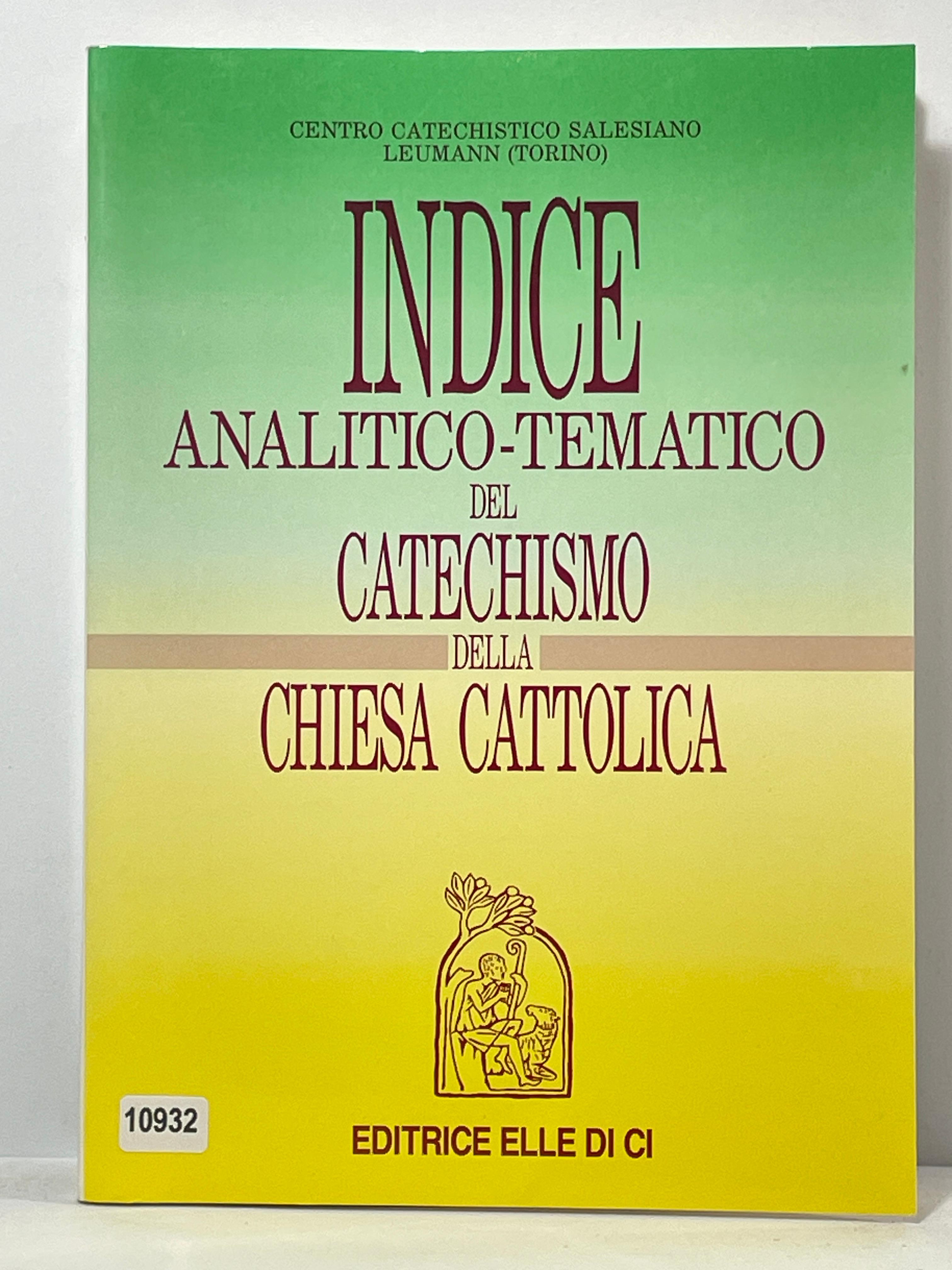 Indice Analitico- Tematico del Catechismo della Chiesa Cattolica