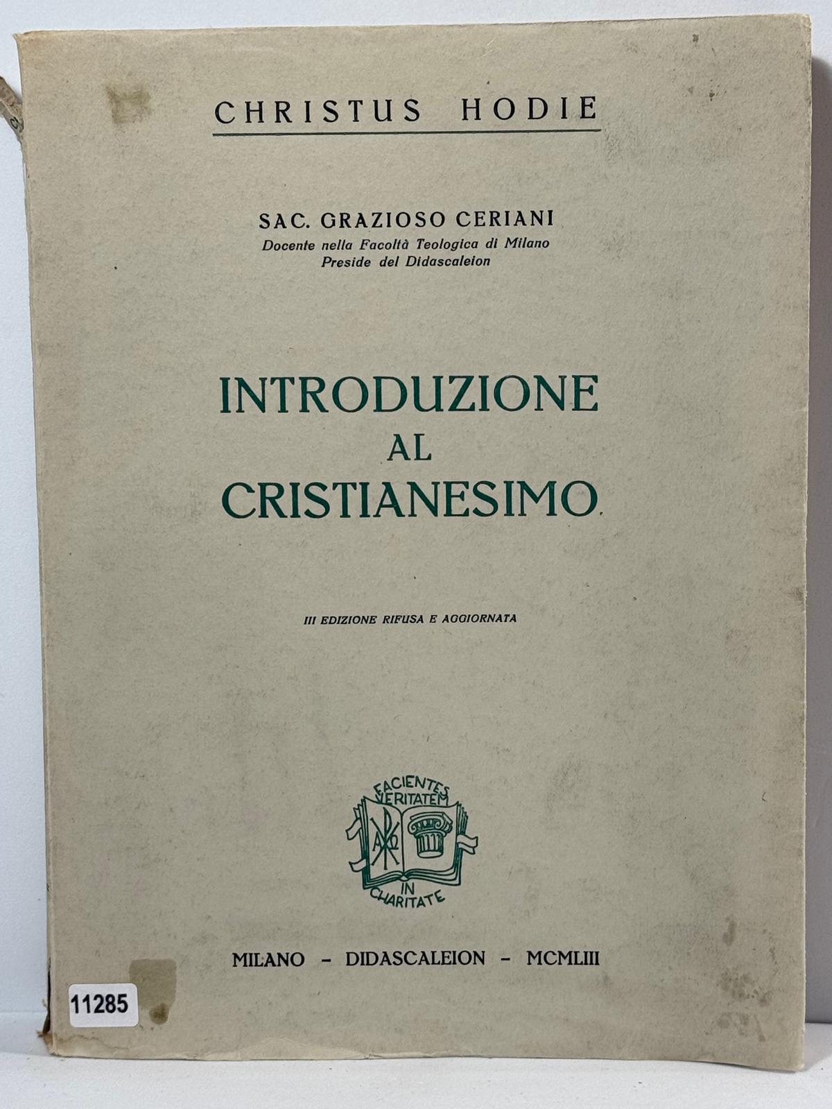 Introduzione al Cristianesimo