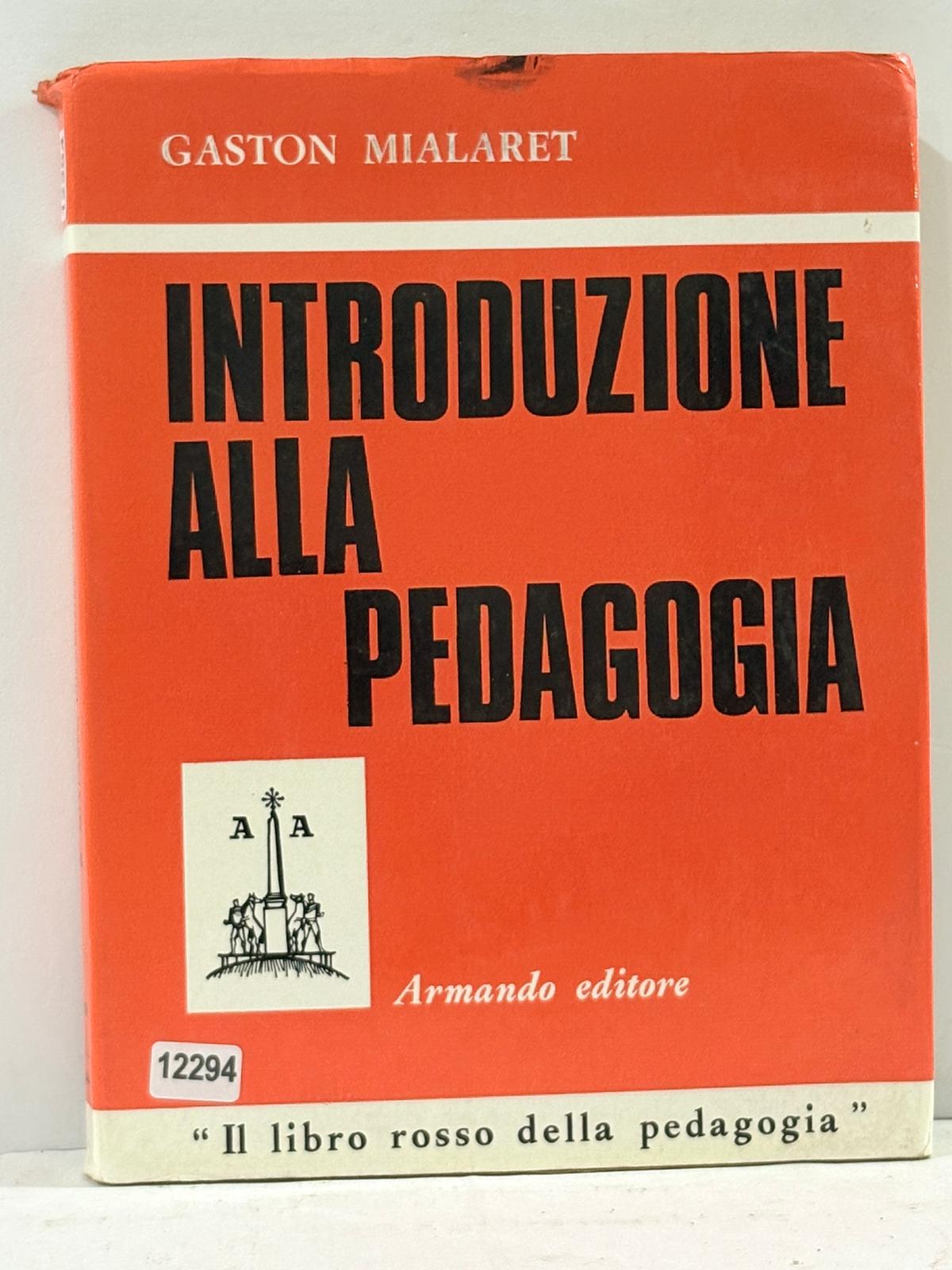 Introduzione alla Pedagogia
