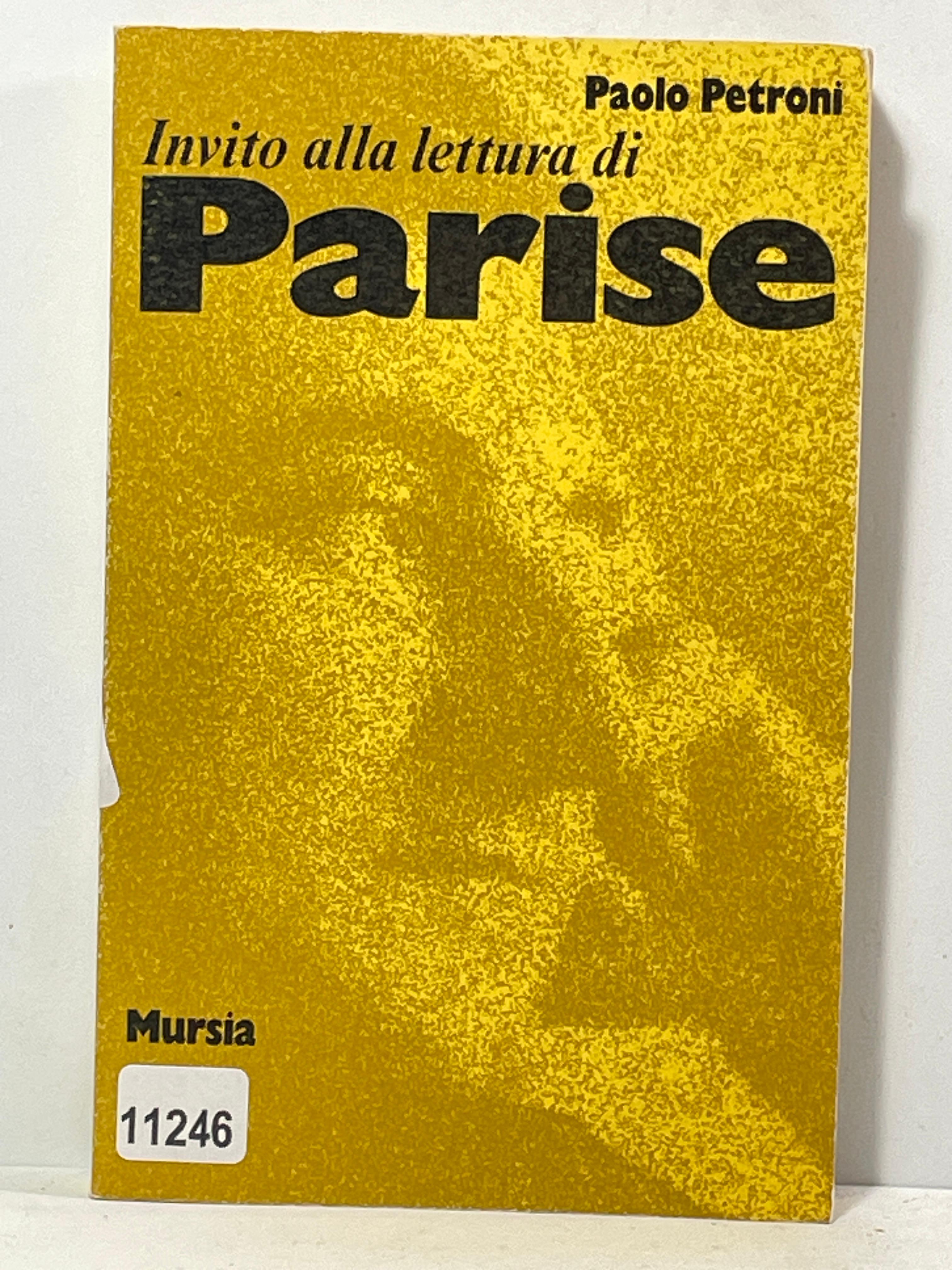 Invito alla lettura di Parise