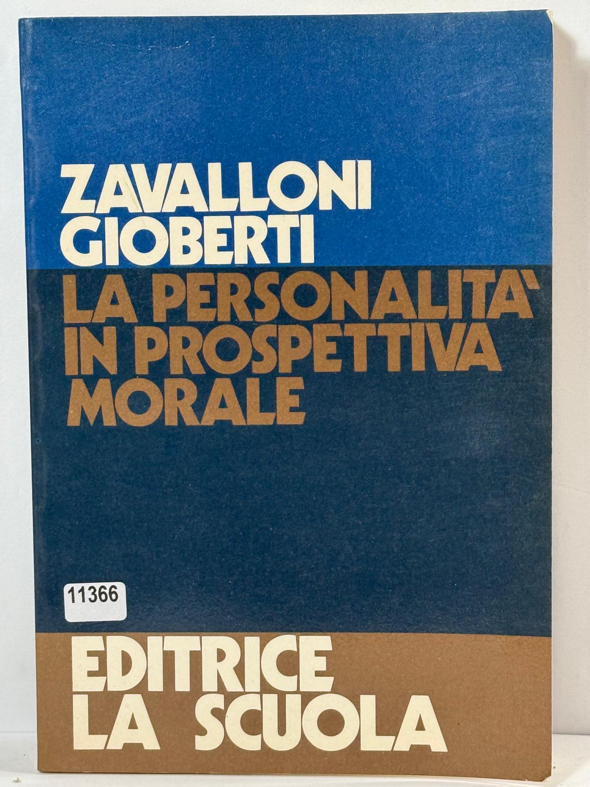 La personalitŕ in prospettiva Morale