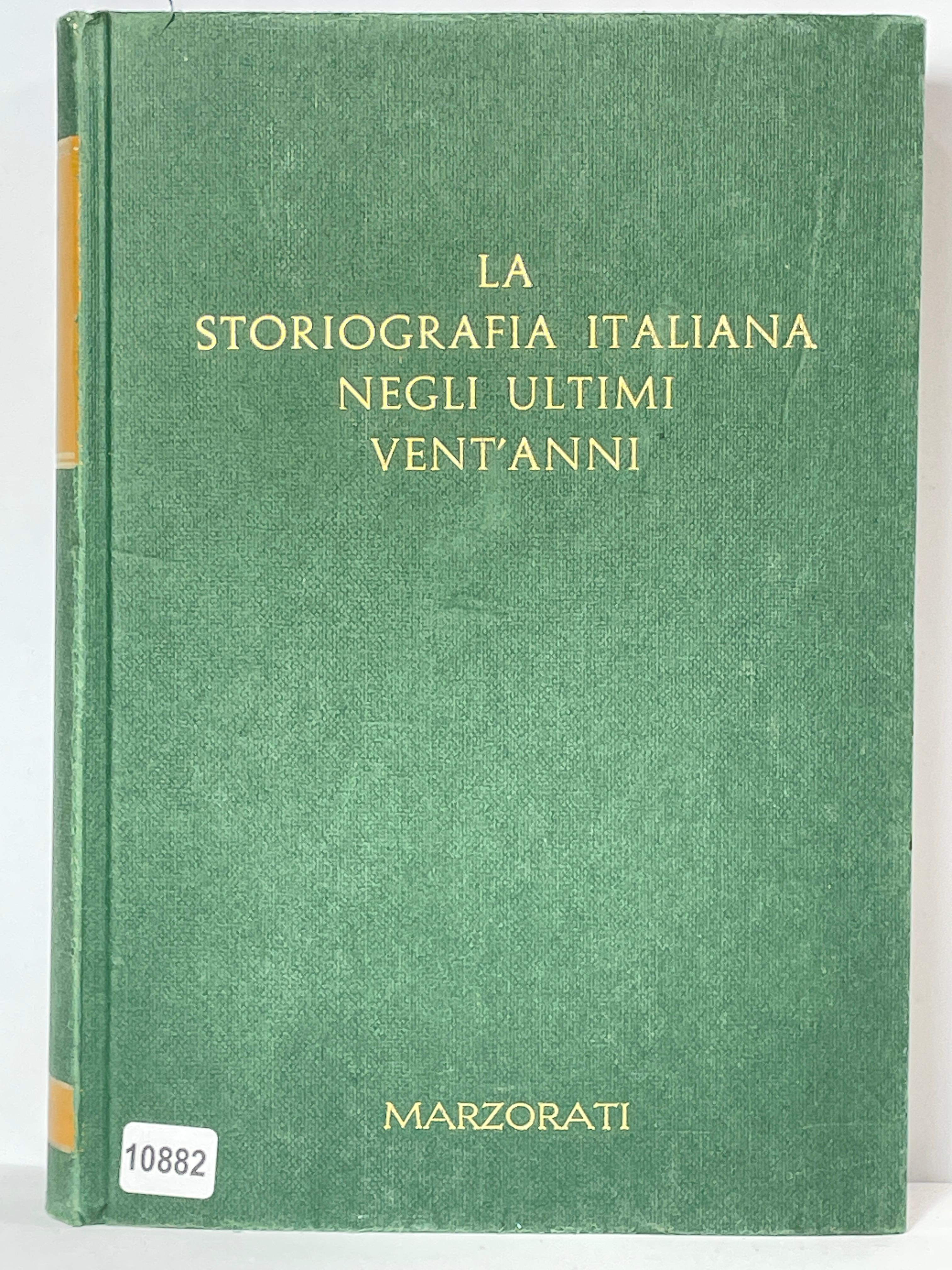La storiografia Italiana negli ultimi Vent'anni
