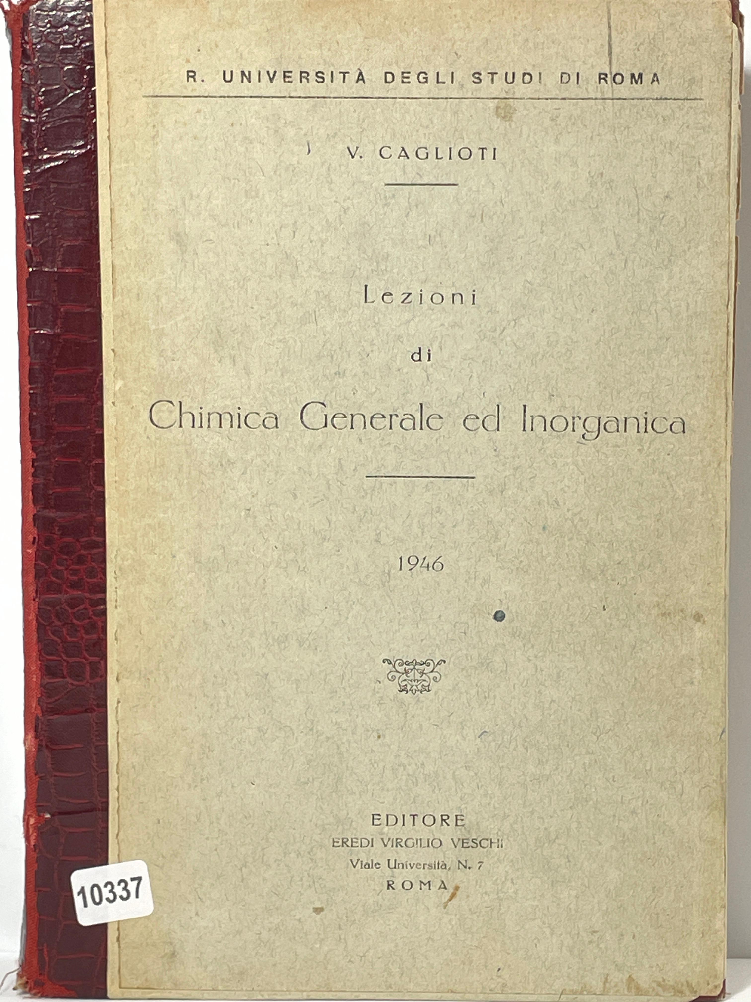 Lezione di Chimica Generale ed Inorganica