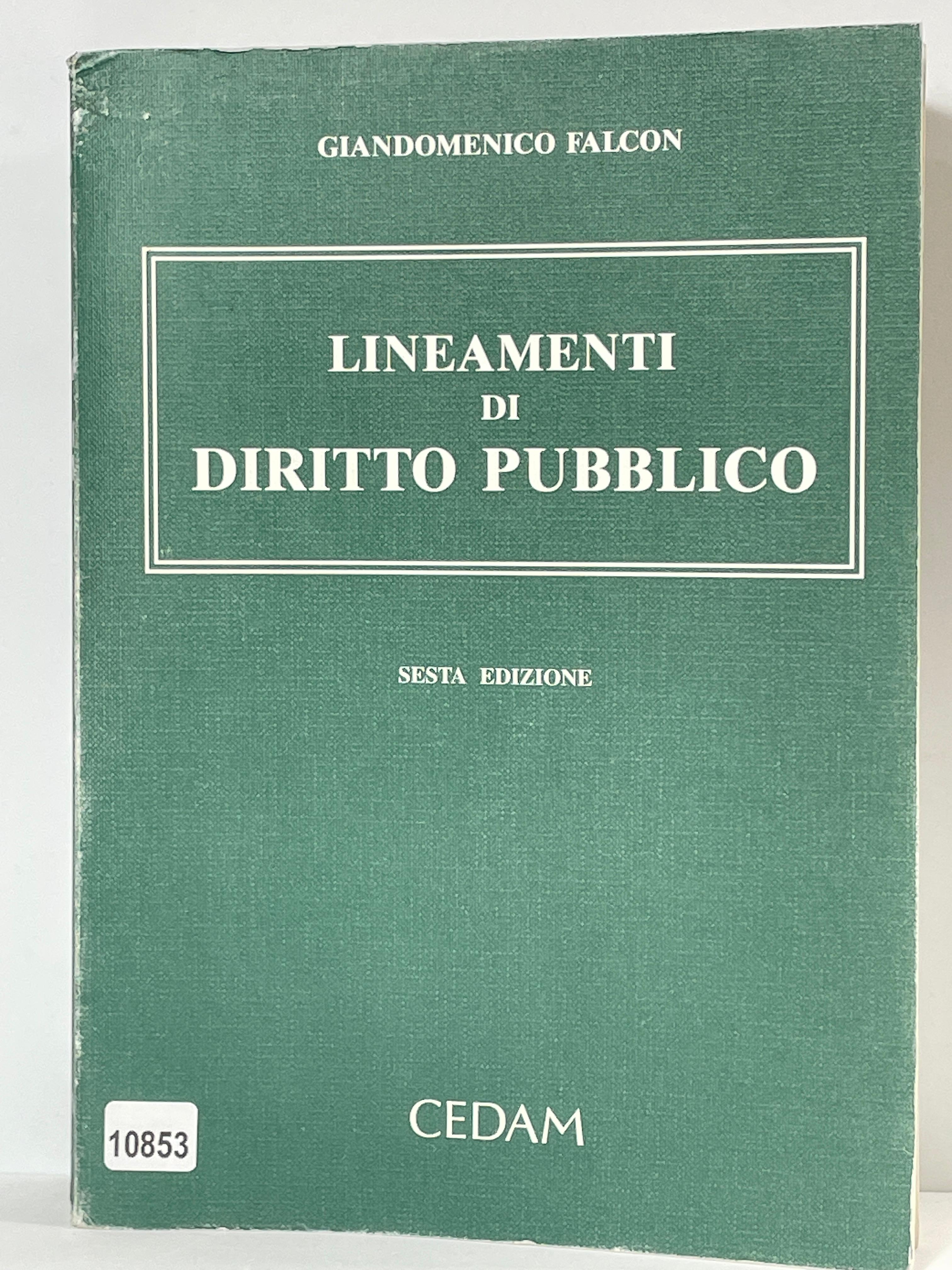 Lineamenti di Diritto Pubblico Sesta Edizione