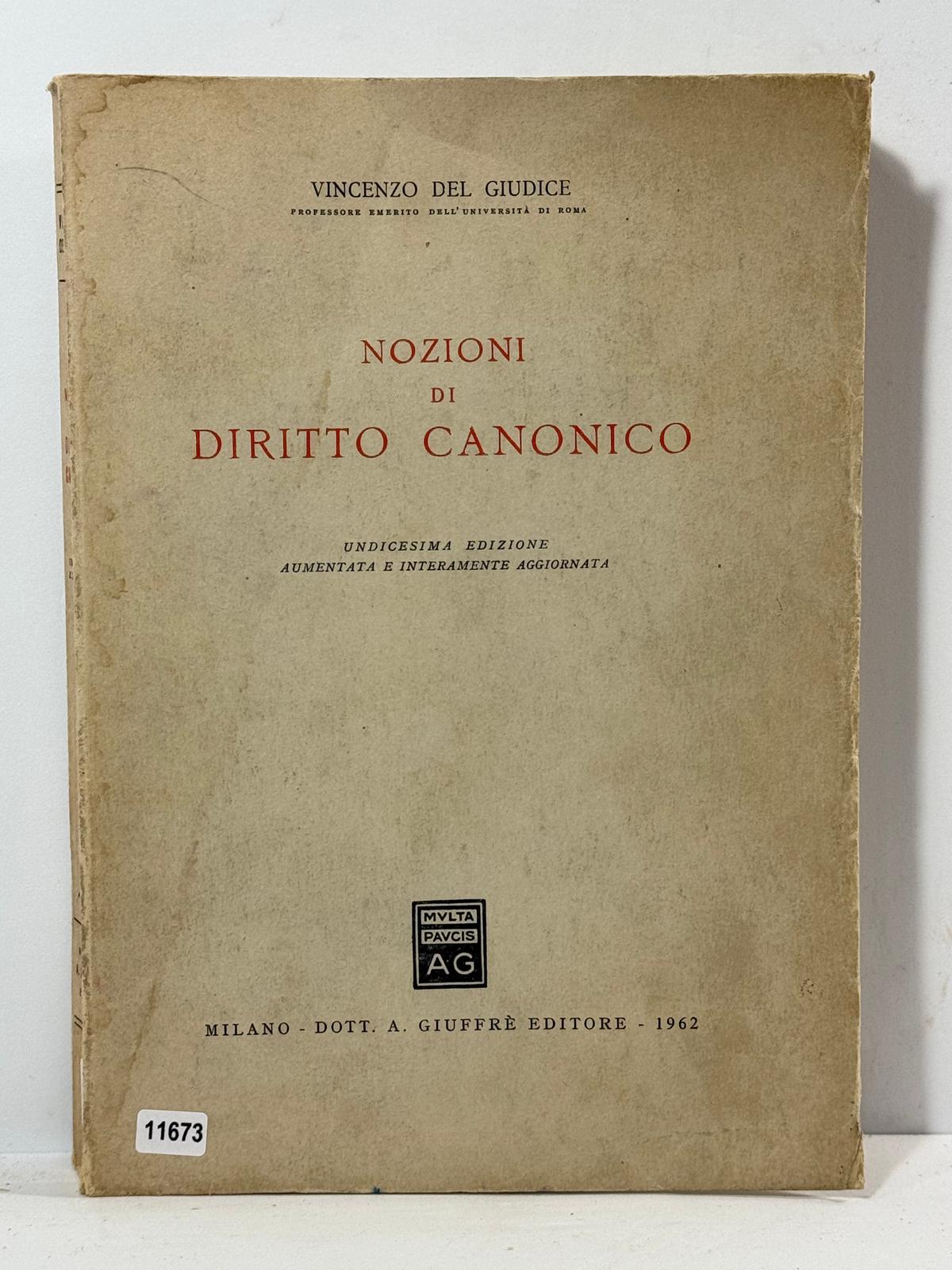 Nozioni di Diritto Canonico