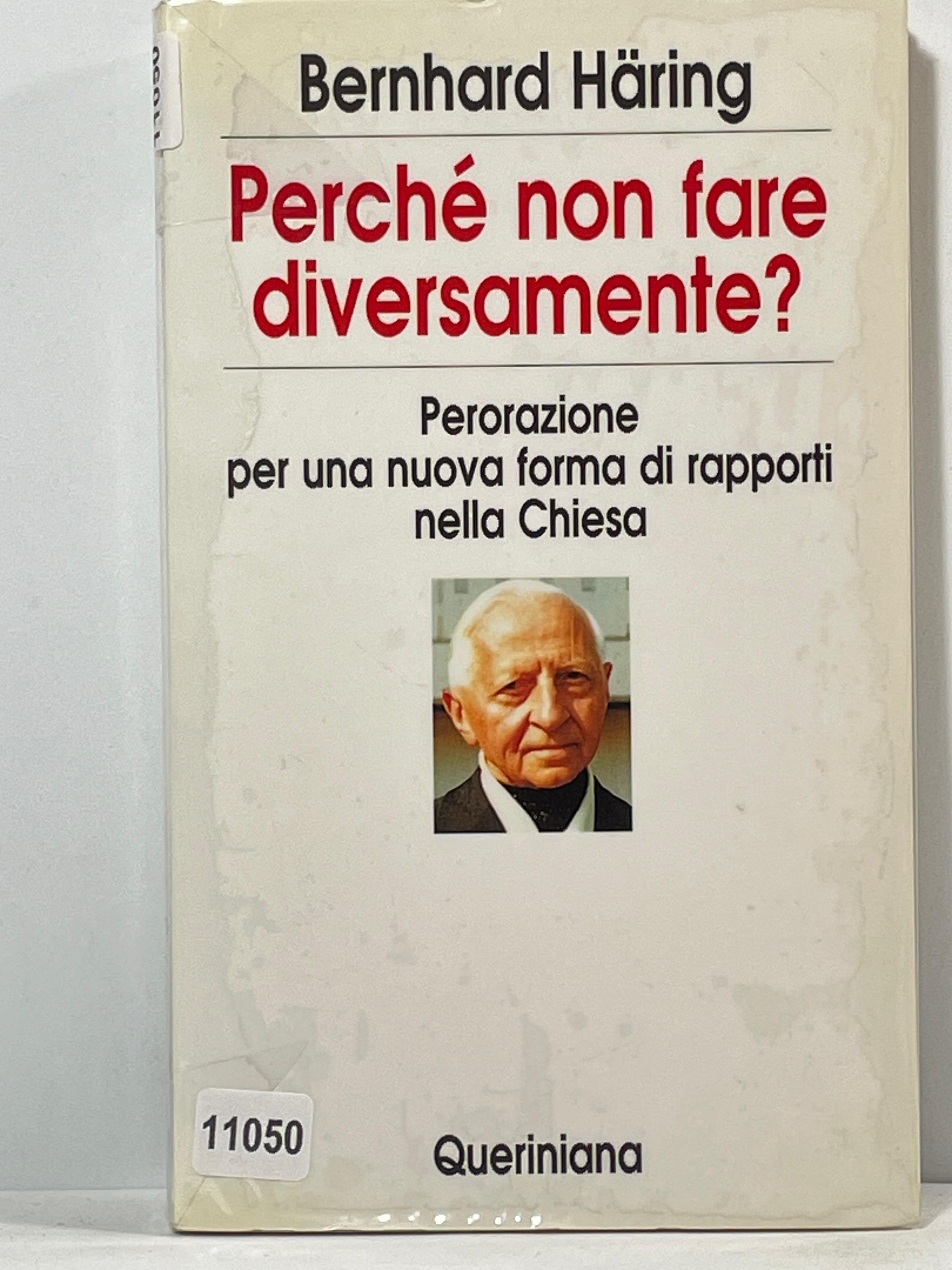 Perché no fare diversamente? - Perorazione per una nuova forma …