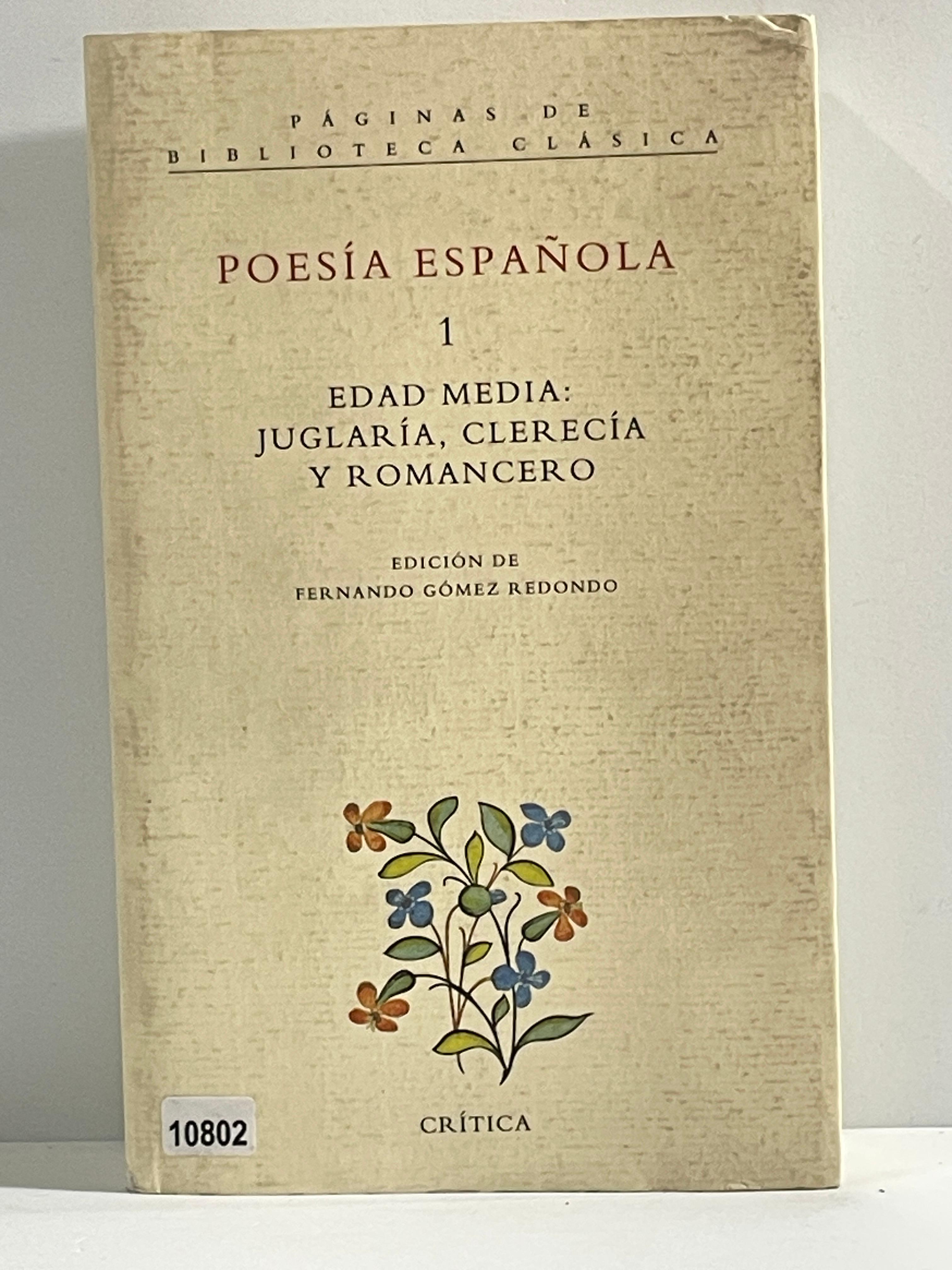 Poesia Espanola 1 - Paginas de Bibliotecaclasica