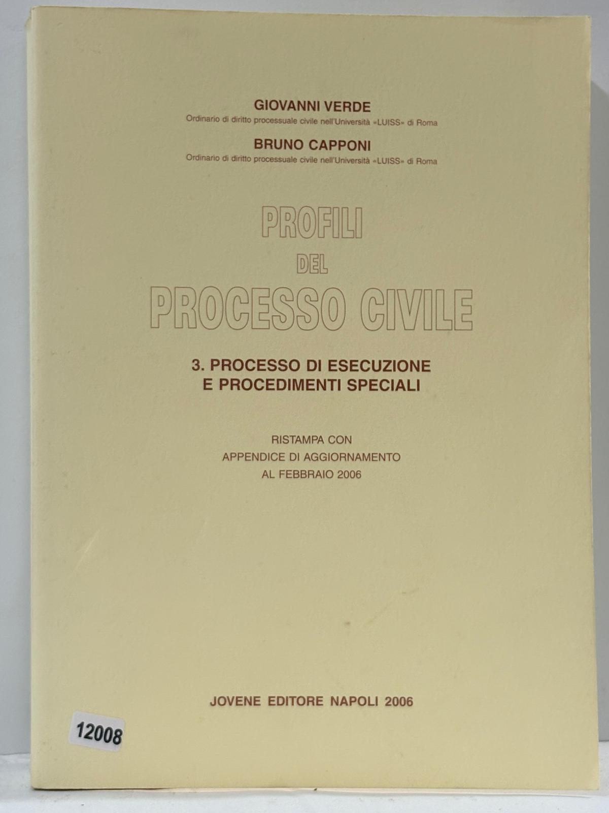 Profili del Processo Civile ( 3. Processo di Esecuzione E …