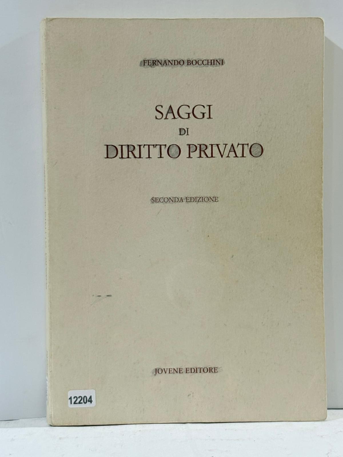 Saggi di Diritto Privato seconda edizione