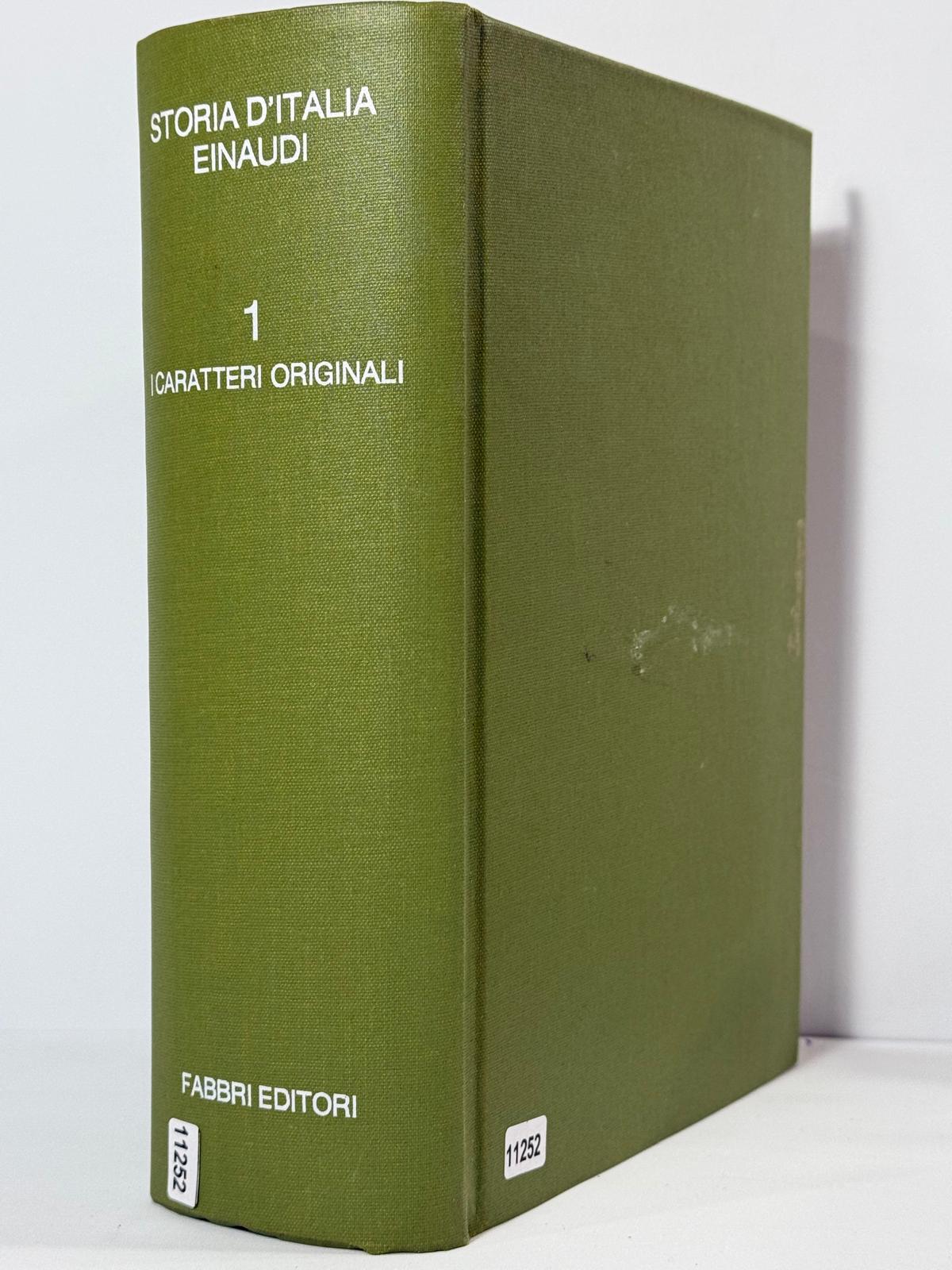 Storia D'Italia - 1 I caratteri Originali