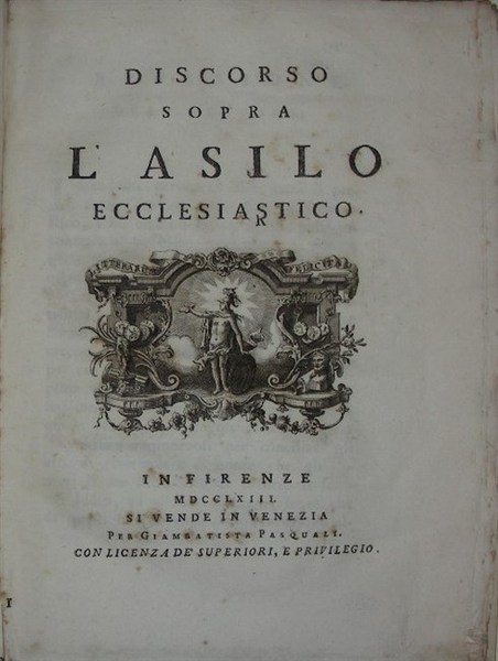 SOPRA L'ASILO ECCLESIASTICO.