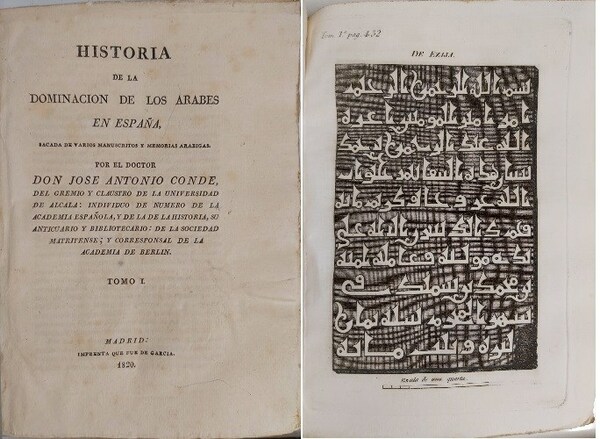 HISTORIA de la dominacion de los Arabes en Espana. Sacada …