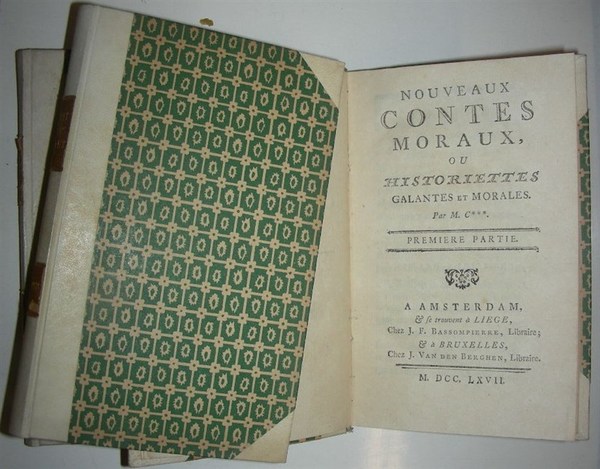 NOUVEAUX CONTES MORAUX ou Historiettes galantes et morales.