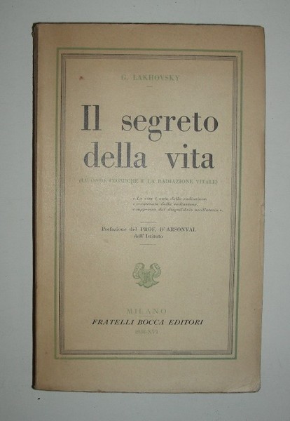 IL SEGRETO DELLA VITA (le onde cosmiche e la radiazione …