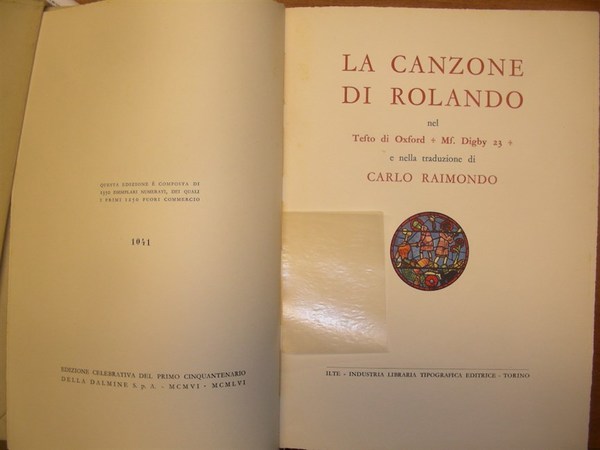 LA CANZONE DI ROLANDO nel testo di Oxford e Ms …