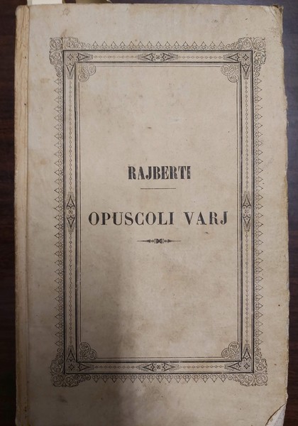 [OPUSCOLI VARI]. L'ARTE POETICA DI Quinto Orazio Flacco esposta in …