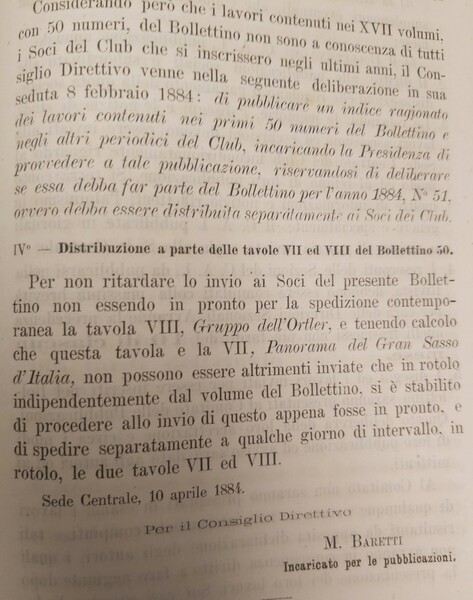 CLUB ALPINO ITALIANO. Bollettino. Anno 1883. Vol. XVII. N. 50.