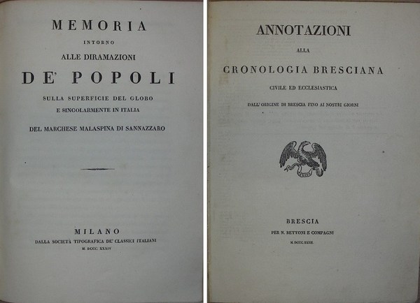 MISCELLANEA DI STORIA BRESCIANA: 1 - AAVV. ANNOTAZIONI ALLA CRONOLOGIA …