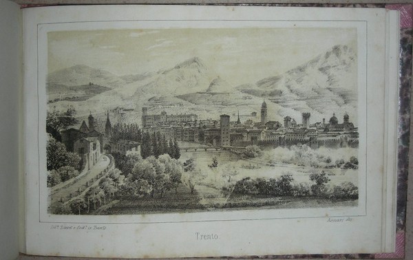 RACCOLTA DI VEDUTE DI TRENTO, Rovereto e altre località trentine.