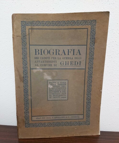 BIOGRAFIA DEI CADUTI per la guerra 1915 - 1918 appartenenti …