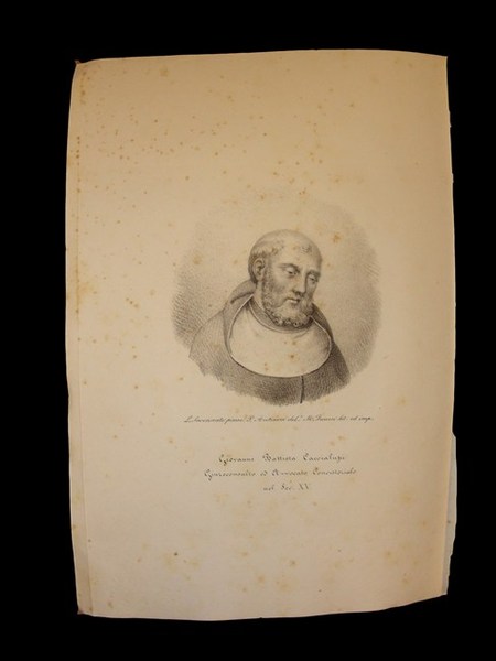ELOGIO DI GIOVANNI BATTISTA CACCIALUPI dè conti della Truschia giureconsulto …