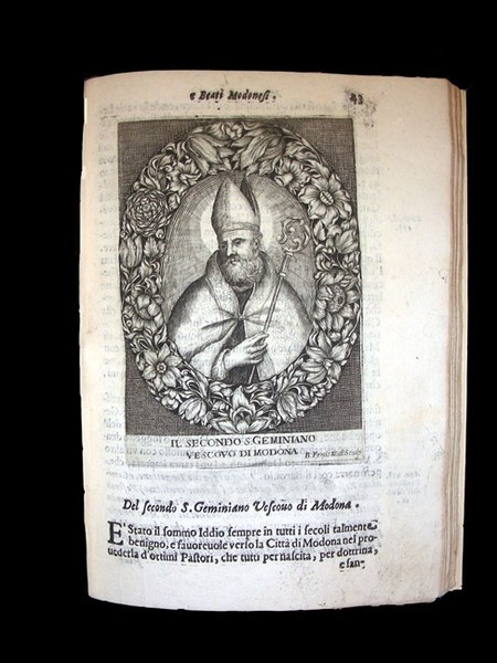 MEMORIE DI MOLTI SANTI MARTIRI, CONFESSORI, E BEATI MODONESI, e …