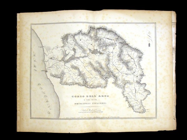 PROFILO DI LIVELLAZIONE DELLA CHIANA DELL'ARNO e della Sieve.