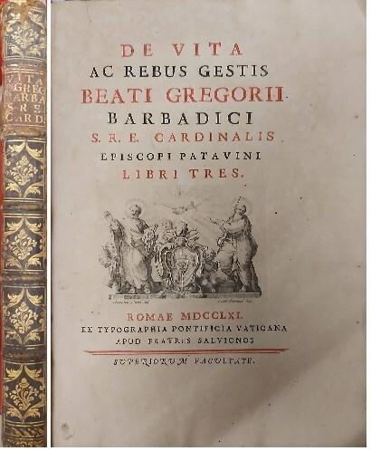 DE VITA AC REBUS GESTIS Beati Gregorii Barbadici S. R. …