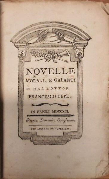 NOVELLE MORALI E GALANTI del Dottor.