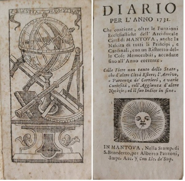 DIARIO PER L’ANNO 1731.