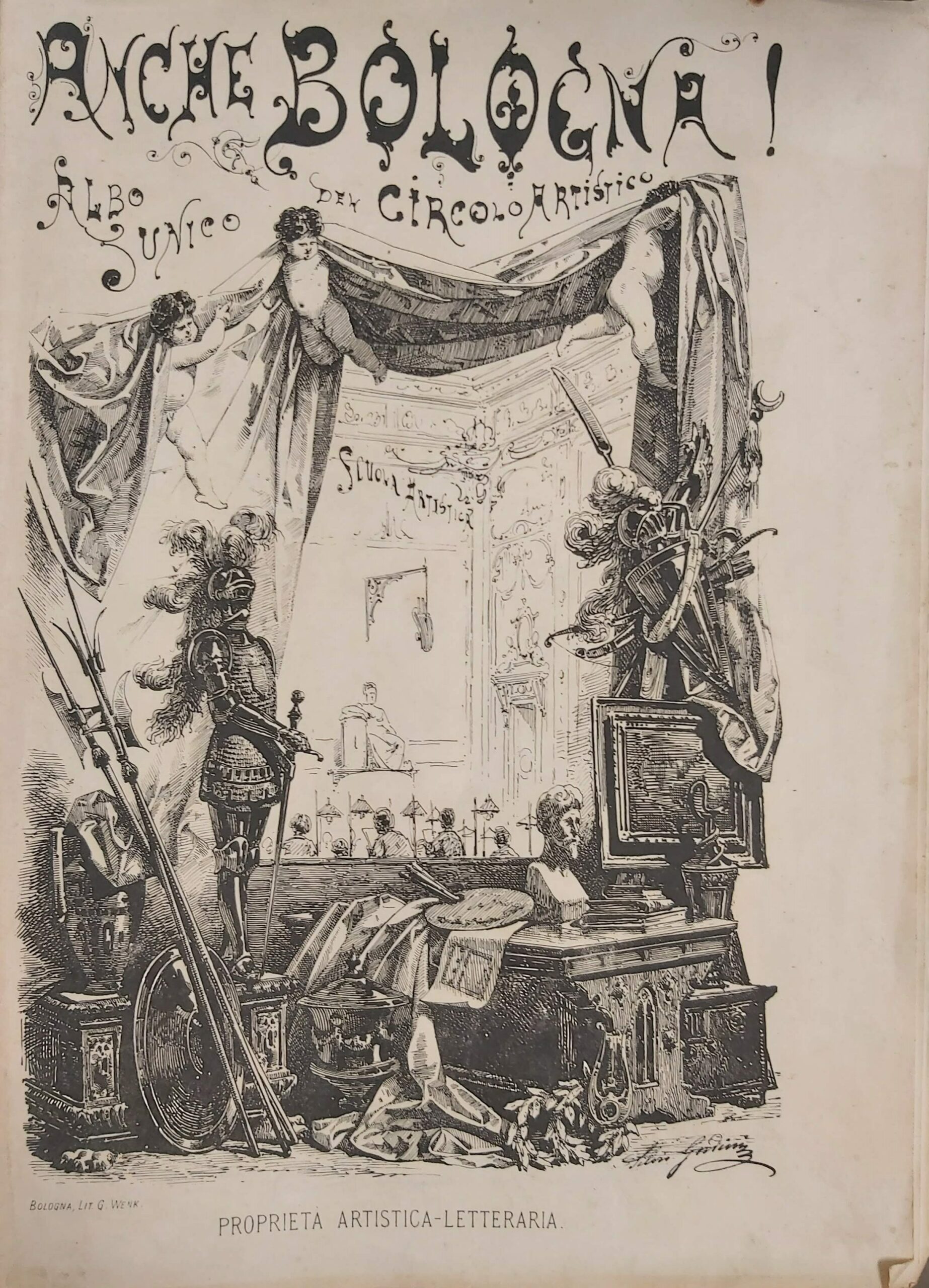 ANCHE BOLOGNA! Album unico del Circolo artistico. Numero unico.