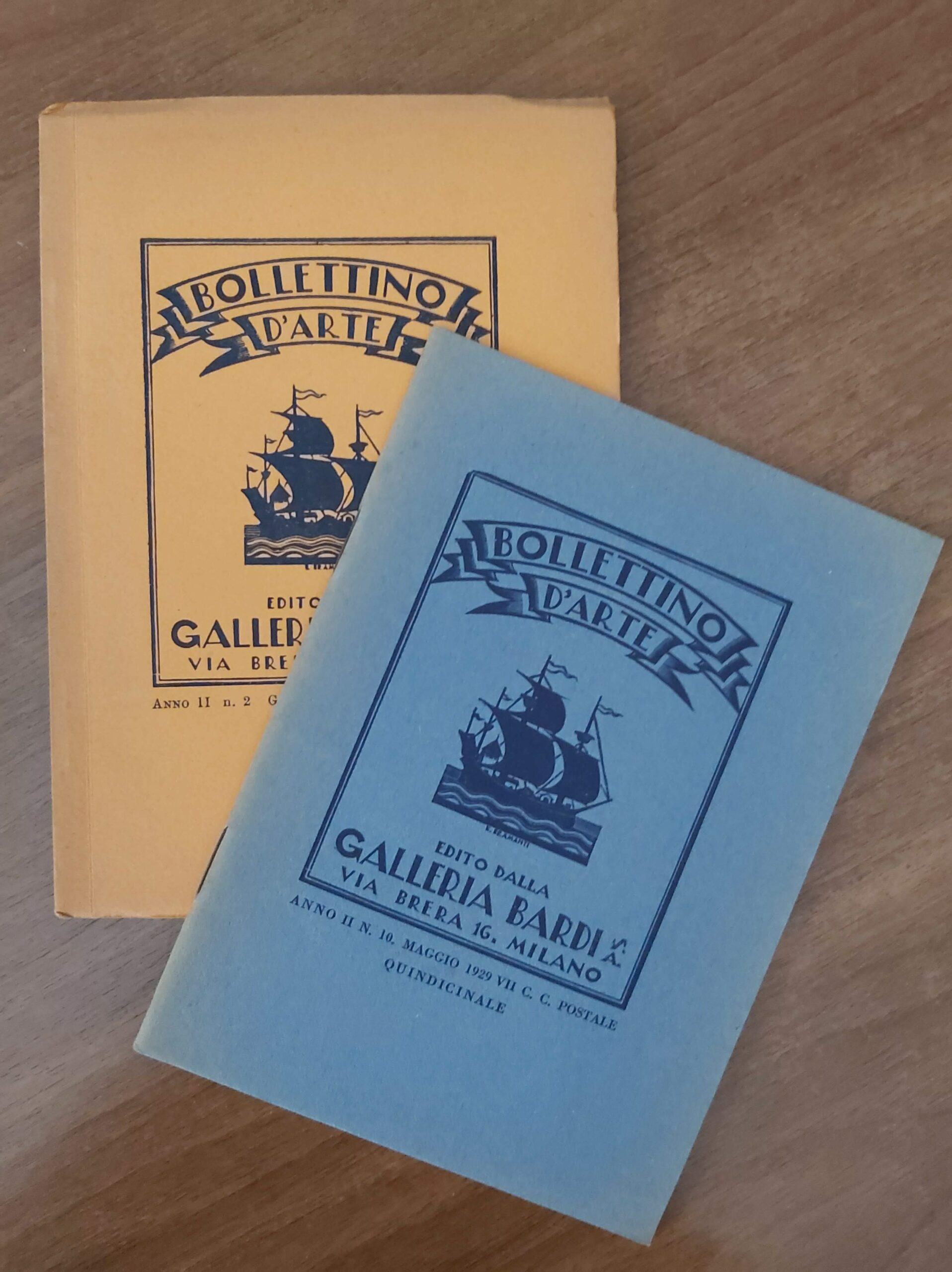 BOLLETTINO D'ARTE edito dalla Galleria Bardi, Milano.