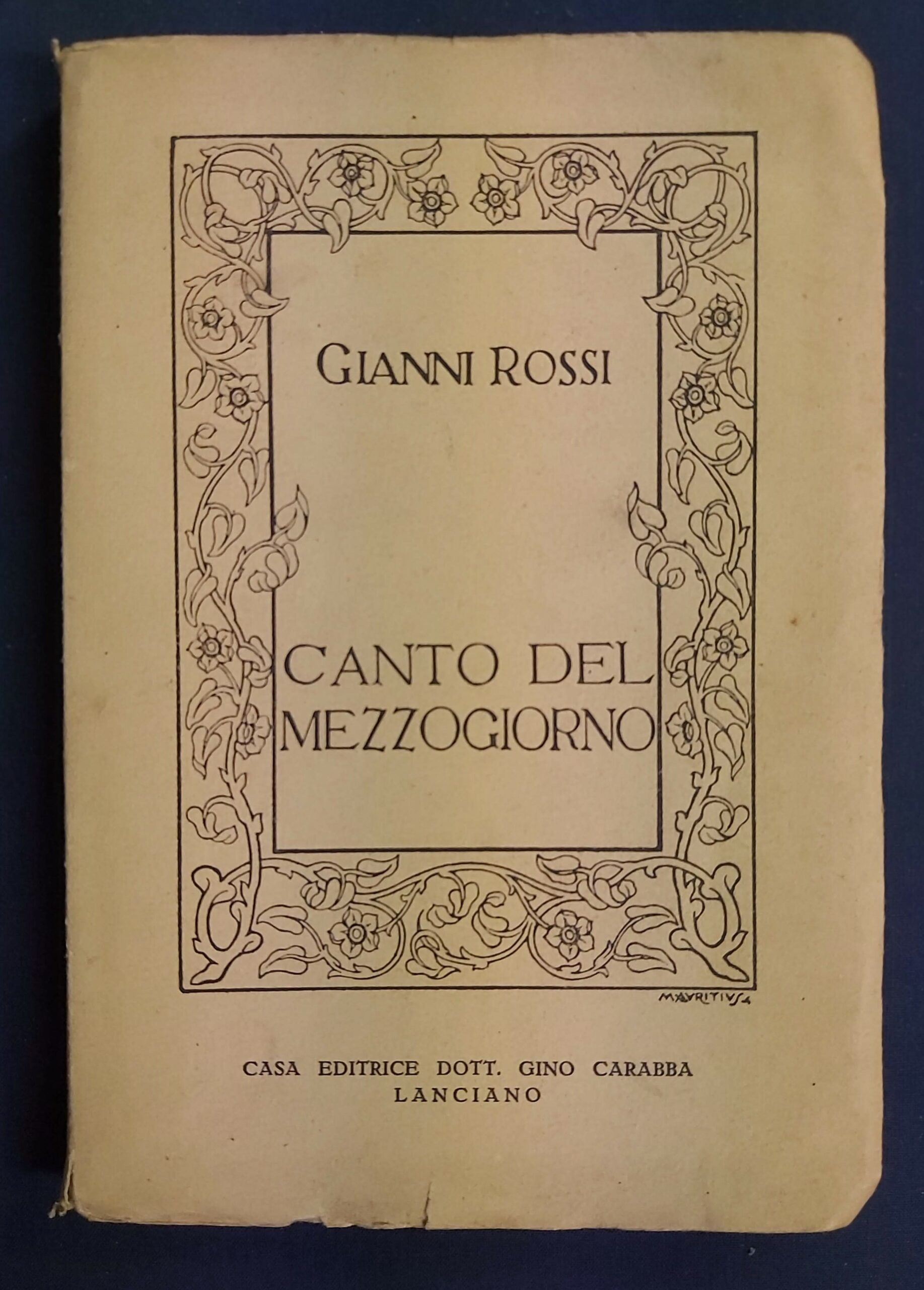 CANTO DEL MEZZOGIORNO.