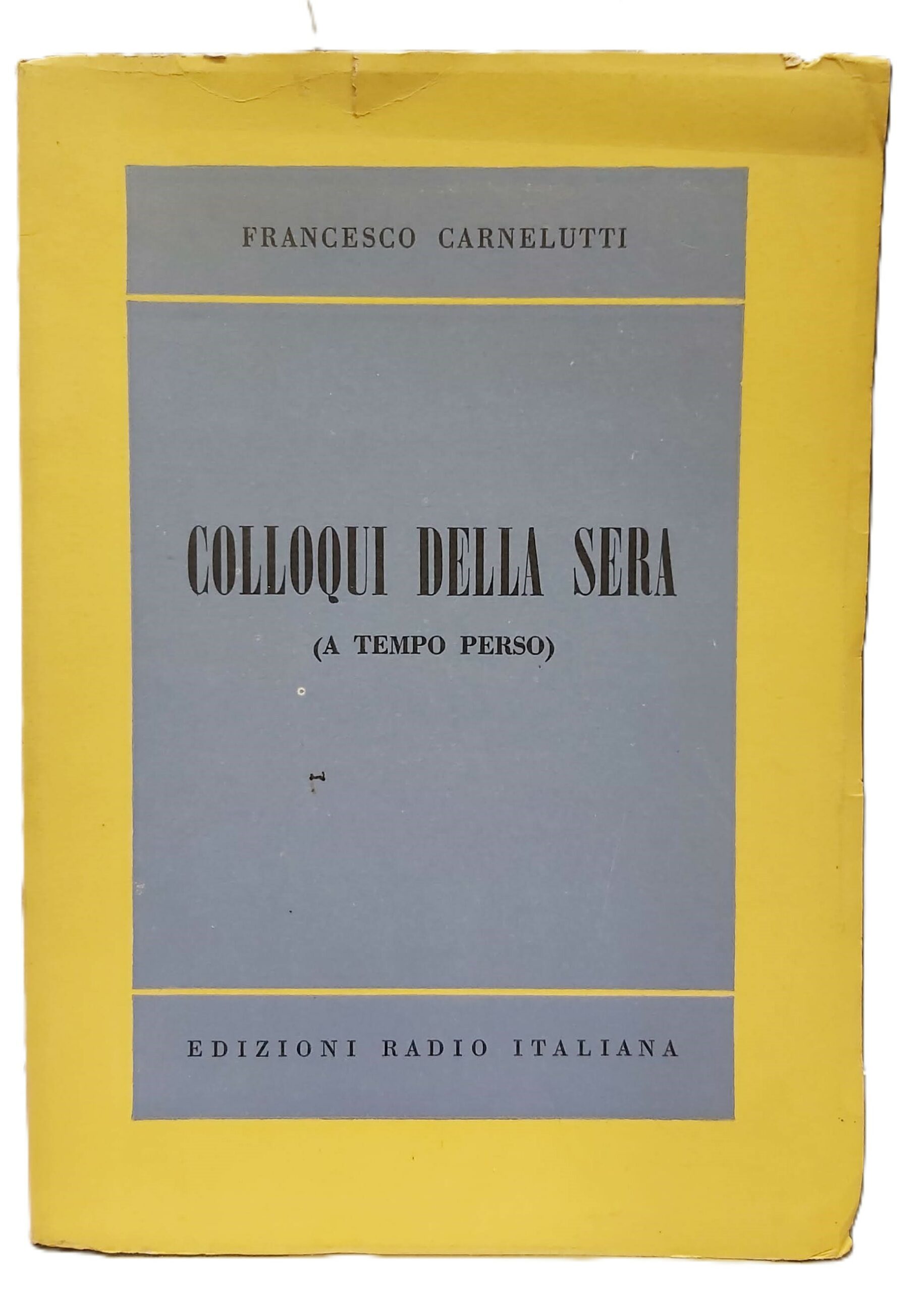 COLLOQUI DELLA SERA (a tempo perso).