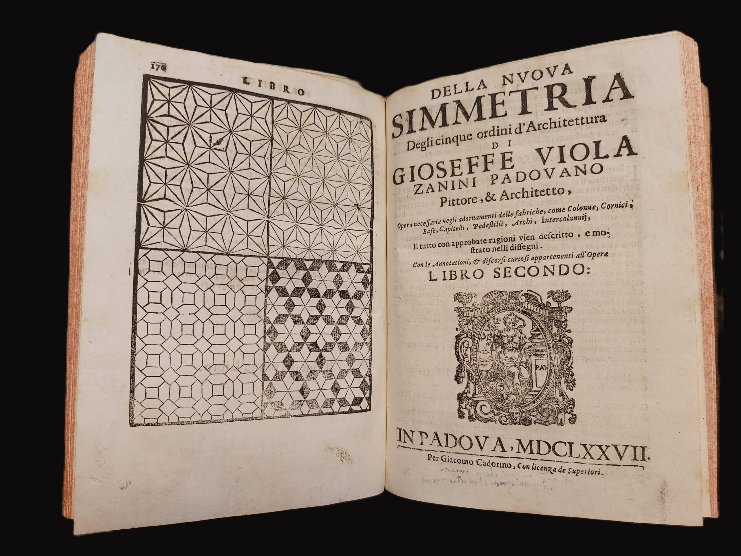 DELL'ARCHITETTURA di. Padovano, Pittore & Architetto Libri due. Ne' quali …