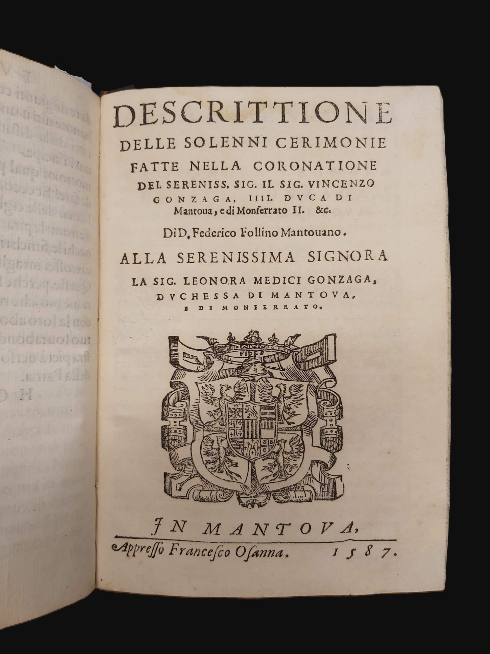 DESCRITTIONE DELL'INFIRMITA', MORTE ET FUNERALI del Sereniss. Sig il Sig. …