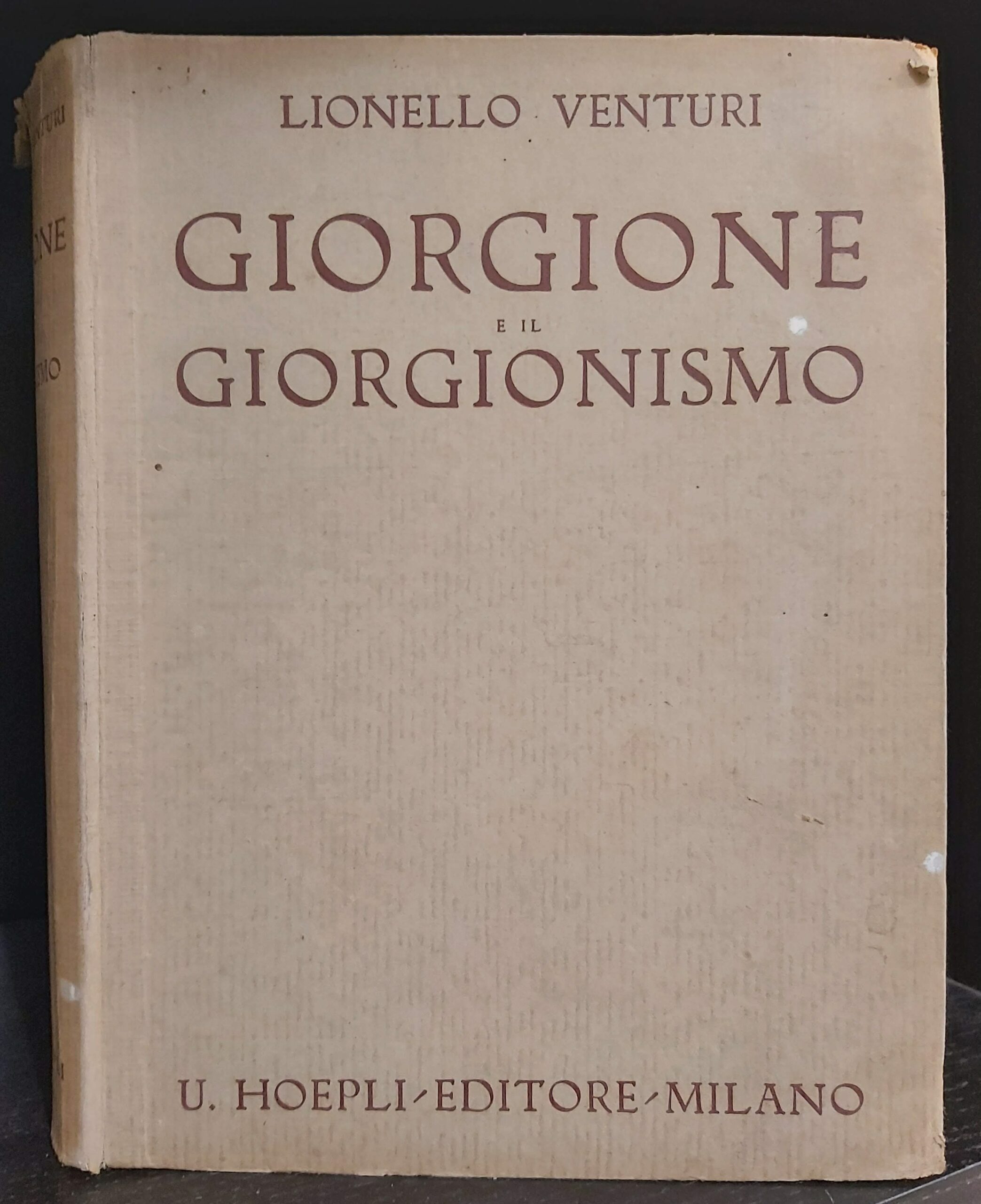 GIORGIONE E IL GIORGIONISMO.