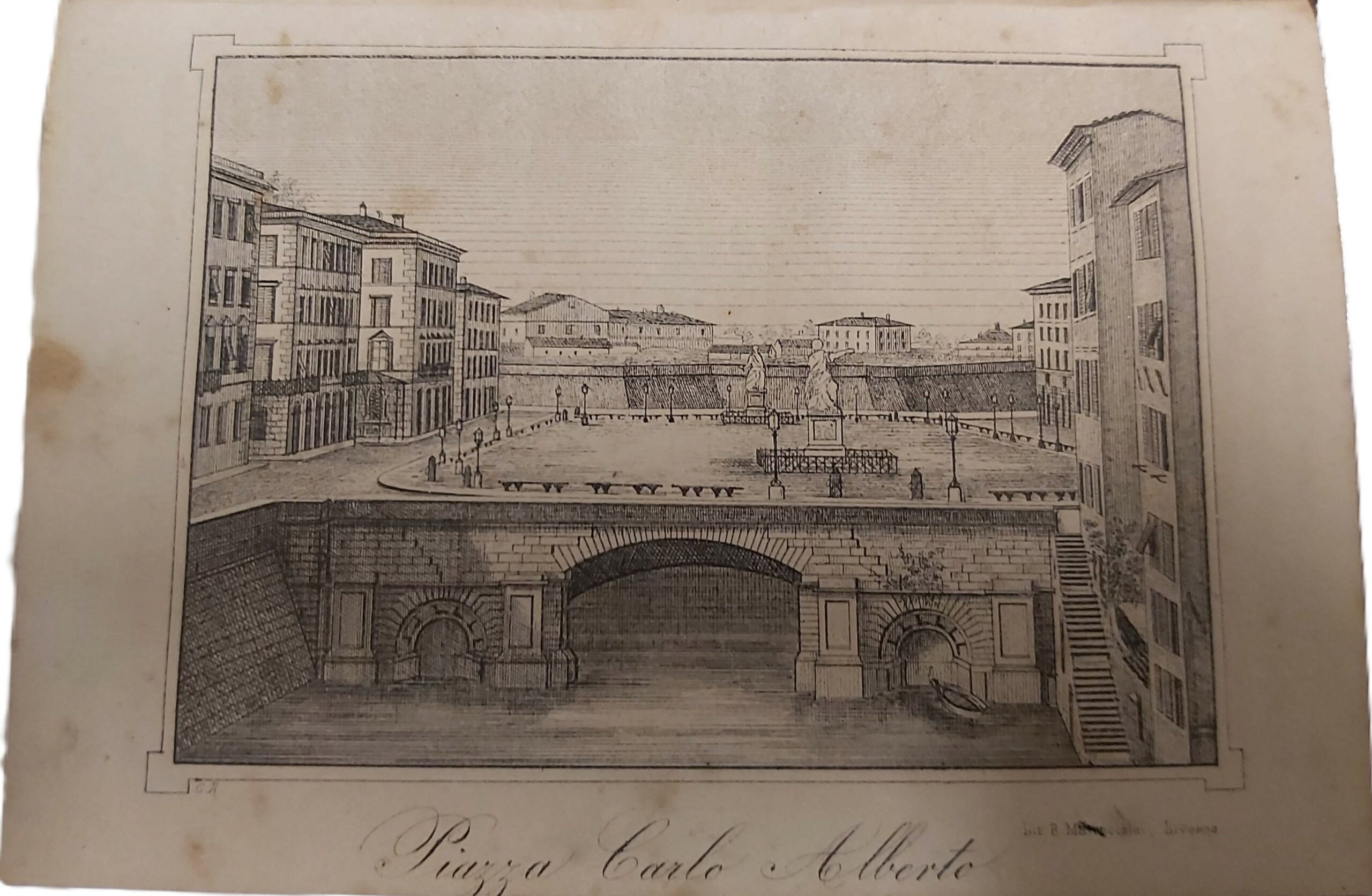 GUIDA MANUALE DI LIVORNO e de' suoi contorni. Con vedute …