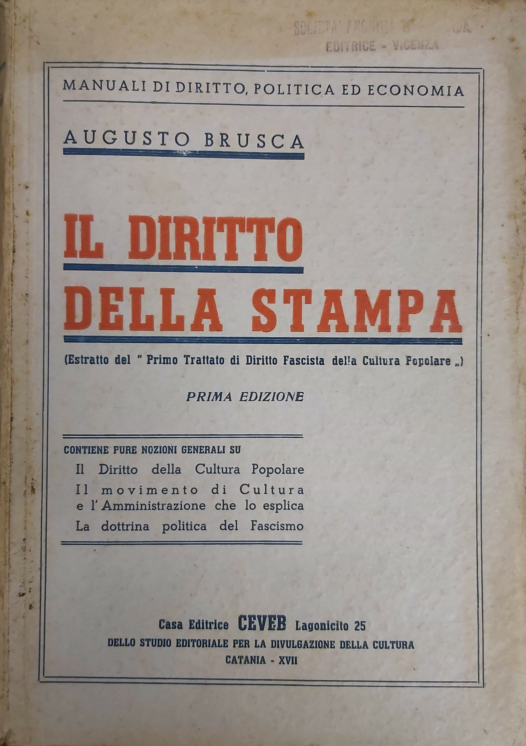 IL DIRITTO DELLA STAMPA.
