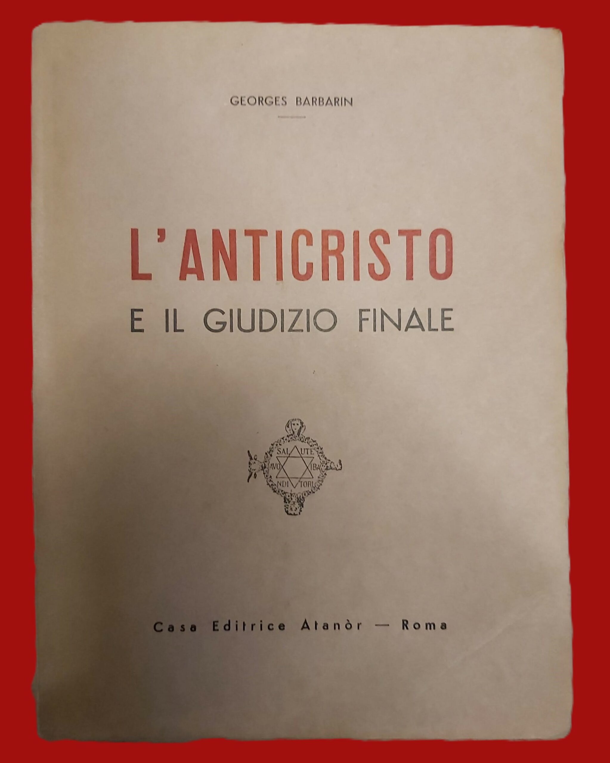 L'ANTICRISTO e il giudizio finale.