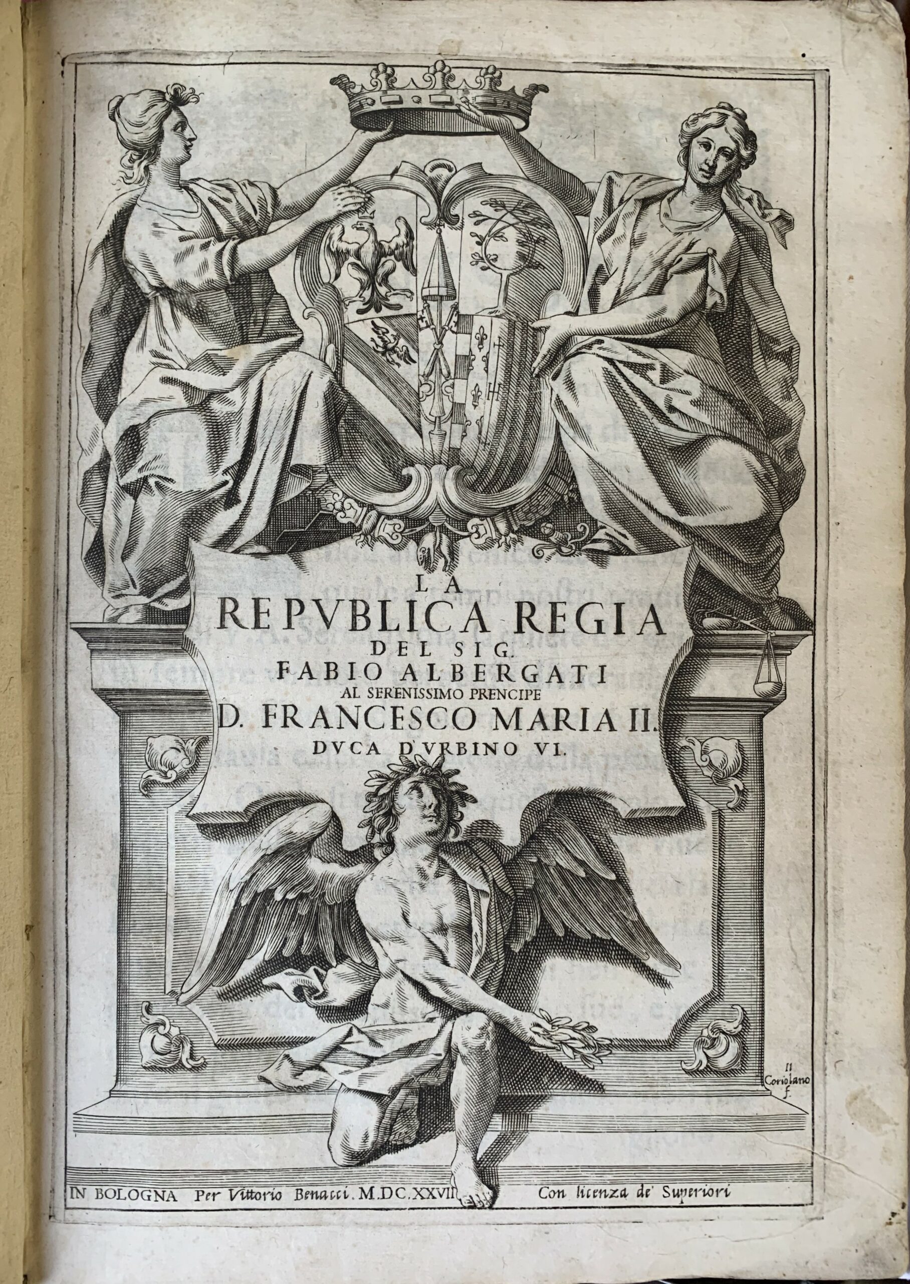LA REPUBBLICA REGIA del Sig. al Serenissimo Prencipe D. Francesco …