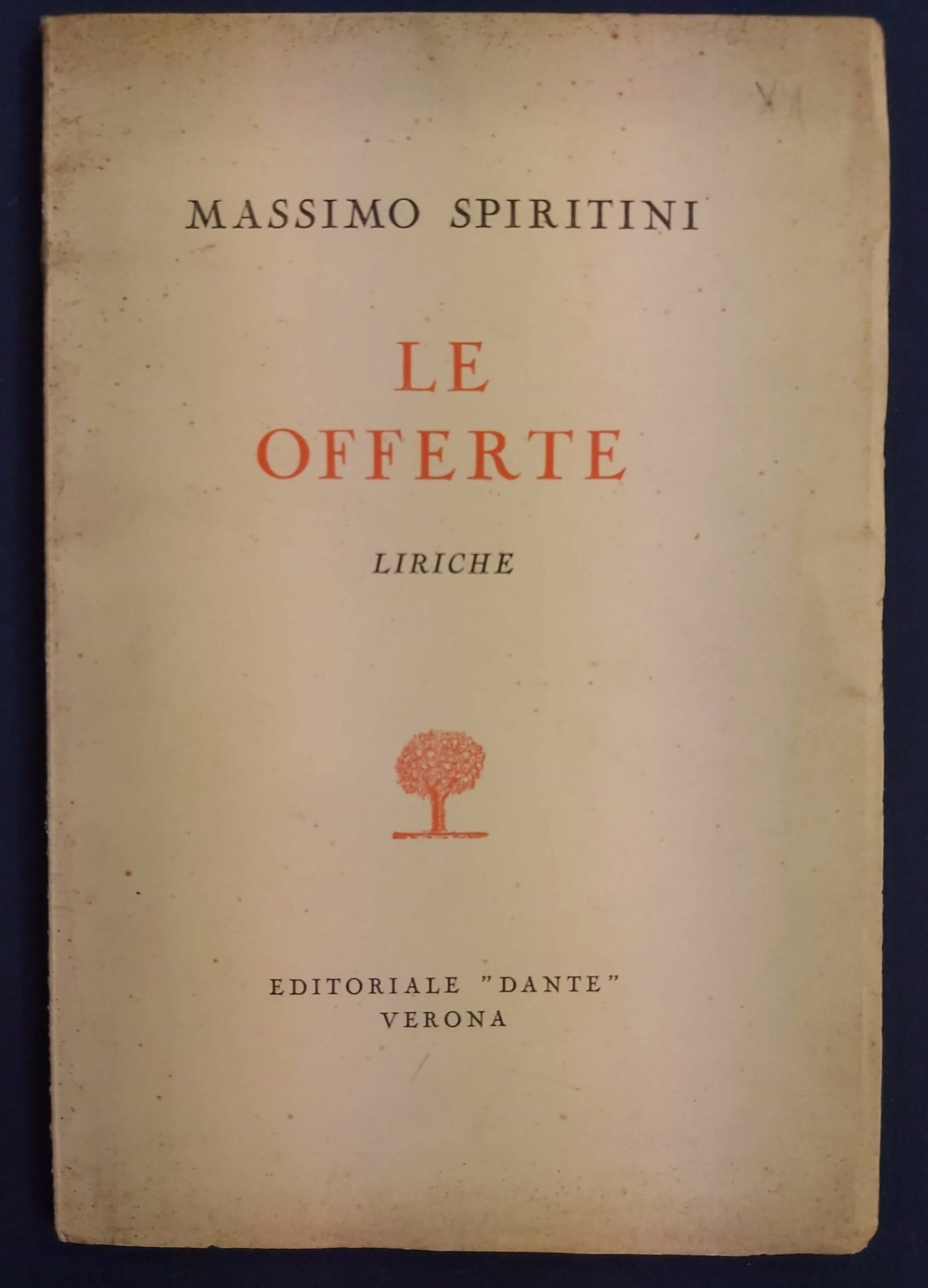 LE OFFERTE. Liriche.