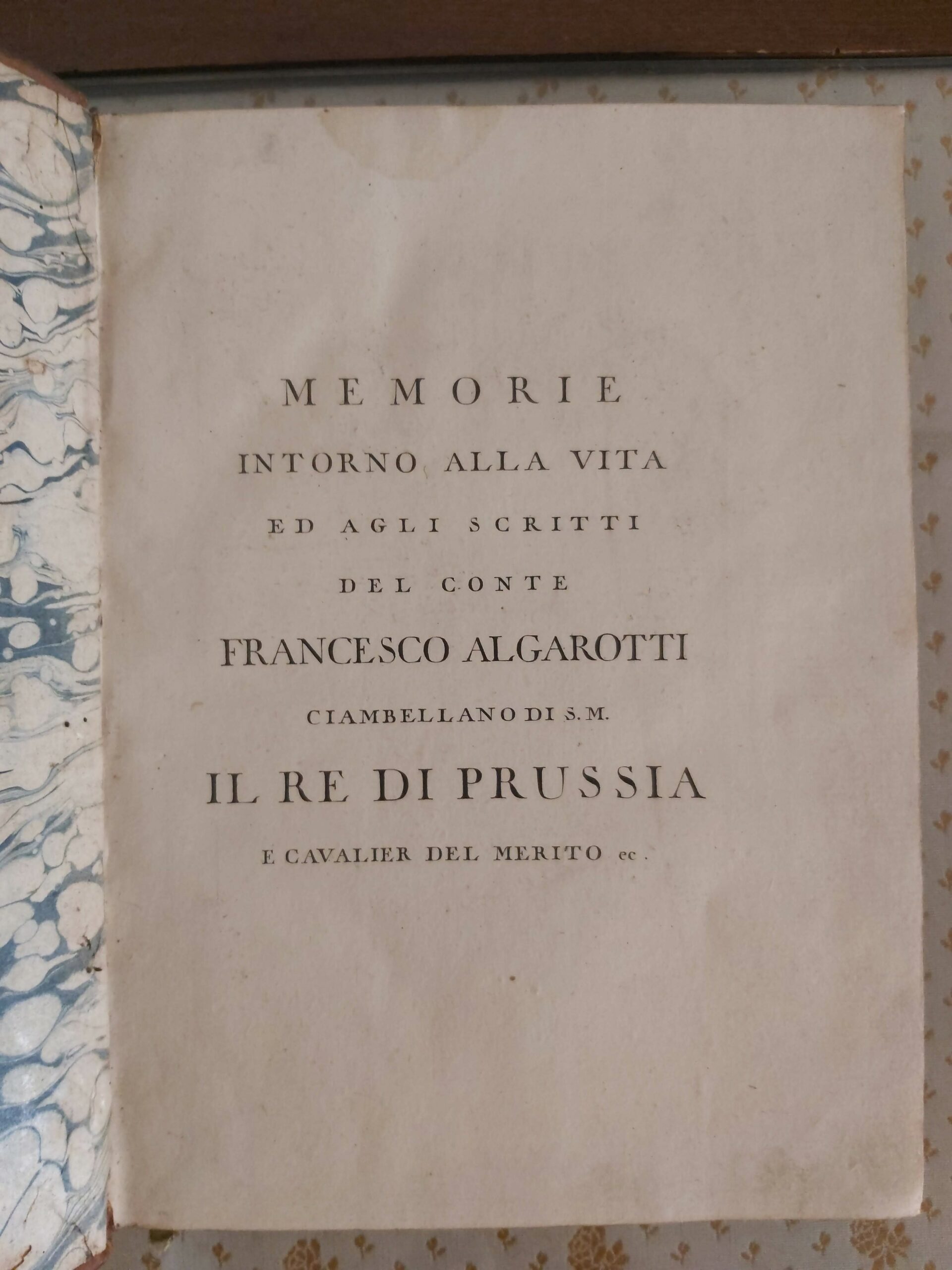 MEMORIE intorno alla vita ed agli scritti del Conte Francesco …