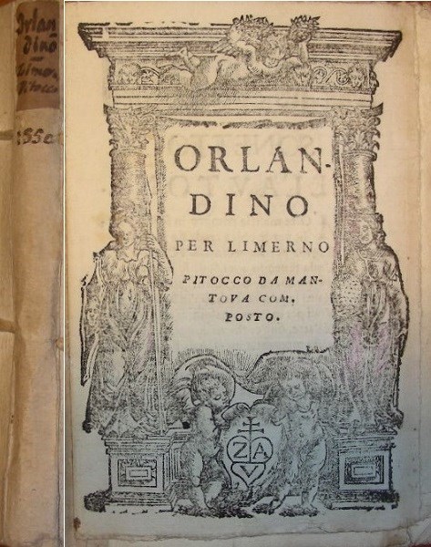 ORLANDINO per Limerno Pitocco [Teofilo Folengo] da Mantova composto.