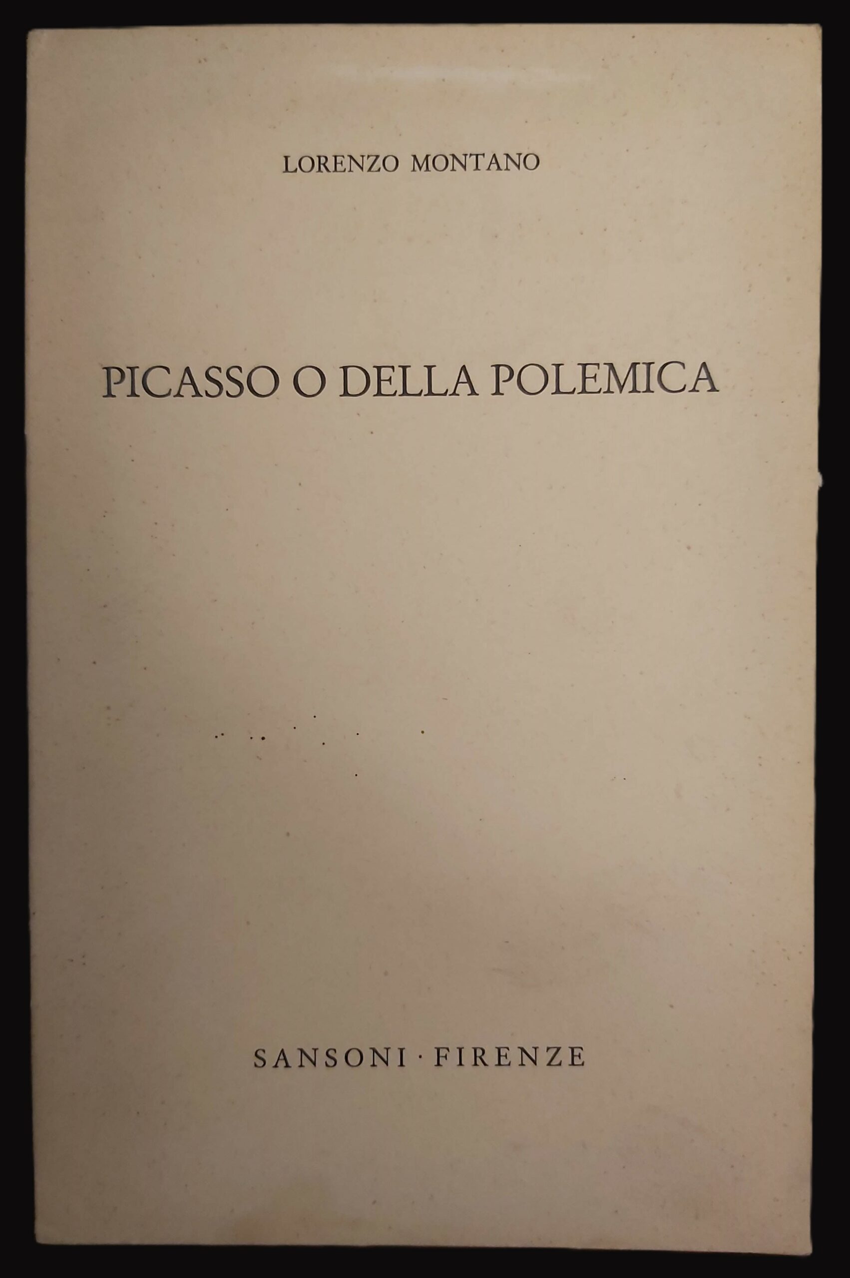 PICASSO o della polemica.