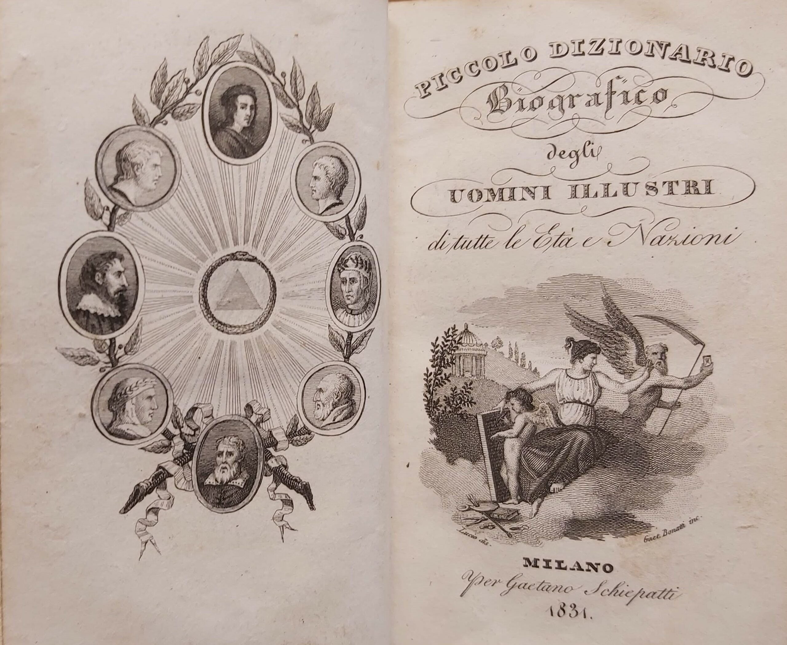 PICCOLO DIZIONARIO BIOGRAFICO degli uomini illustri di tutte le Età …