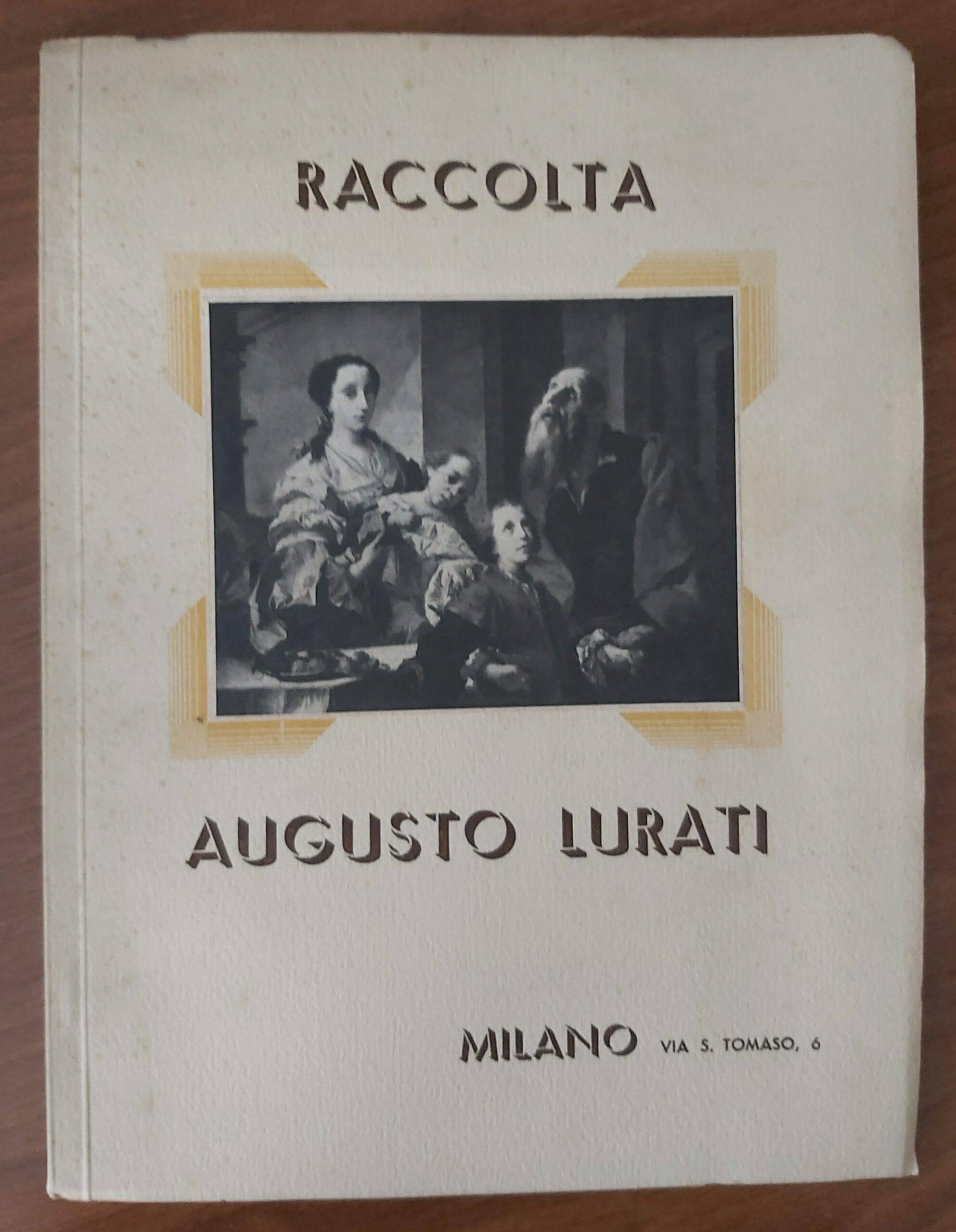 RACCOLTA AUGUSTO LURATI. Catalogo della vendita all'asta. Milano.