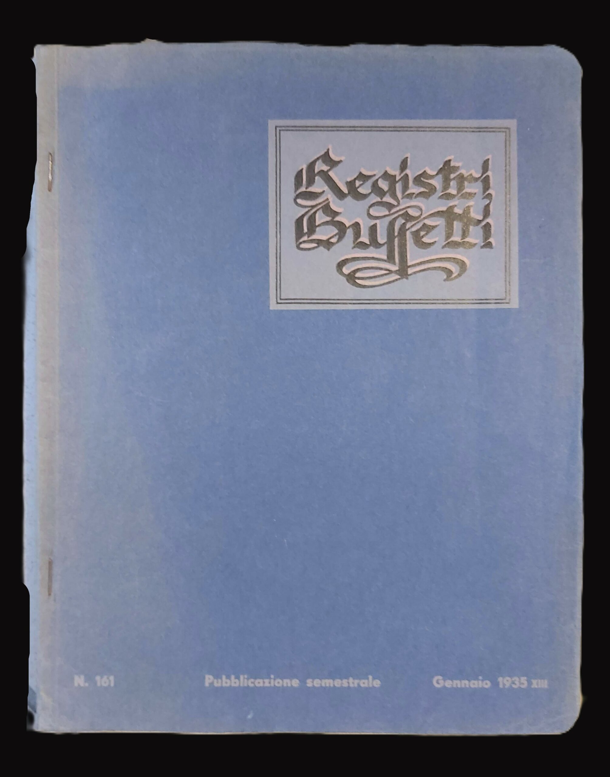 REGISTRI LUIGI BUFFETTI. Materiale razionale per contabilità e per archivio. …