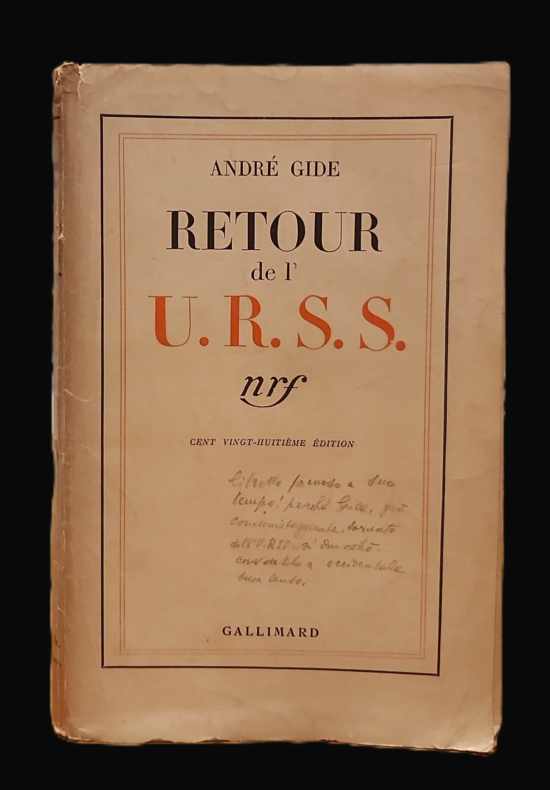 RETOUR DE L'U.R.S.S.