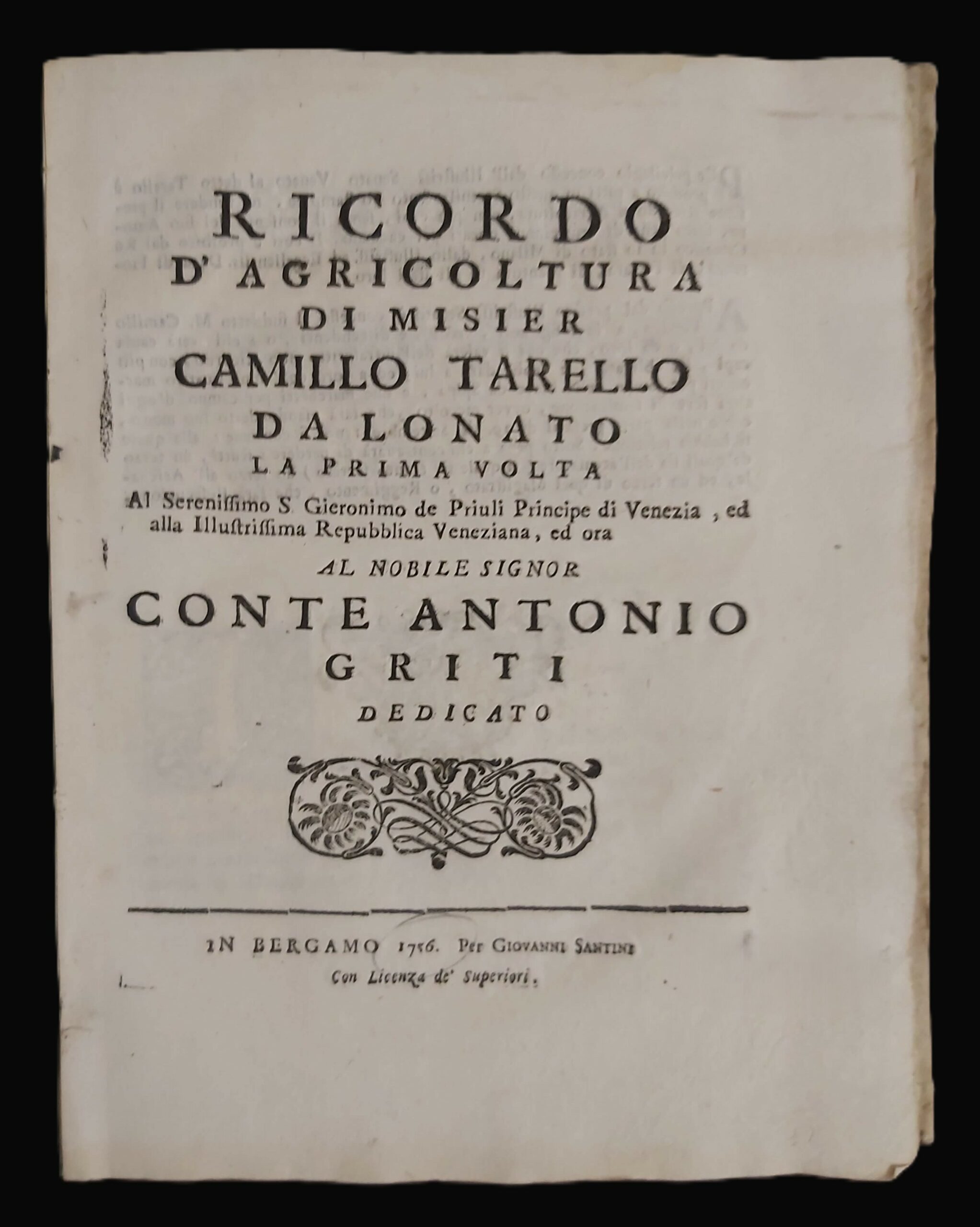 RICORDO D'AGRICOLTURA di Misier… da Lonato la prima volta al …